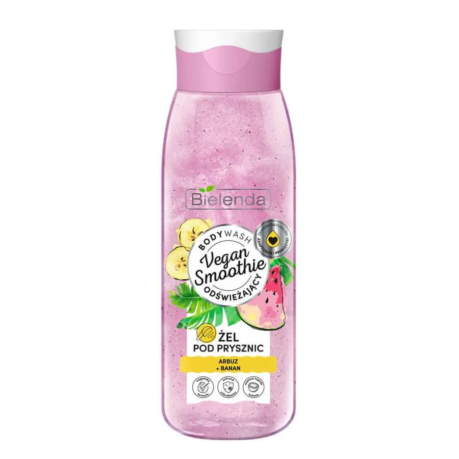 Bielenda Vegan Smoothie Shower Gel Watermelon & Banana 400 ml
