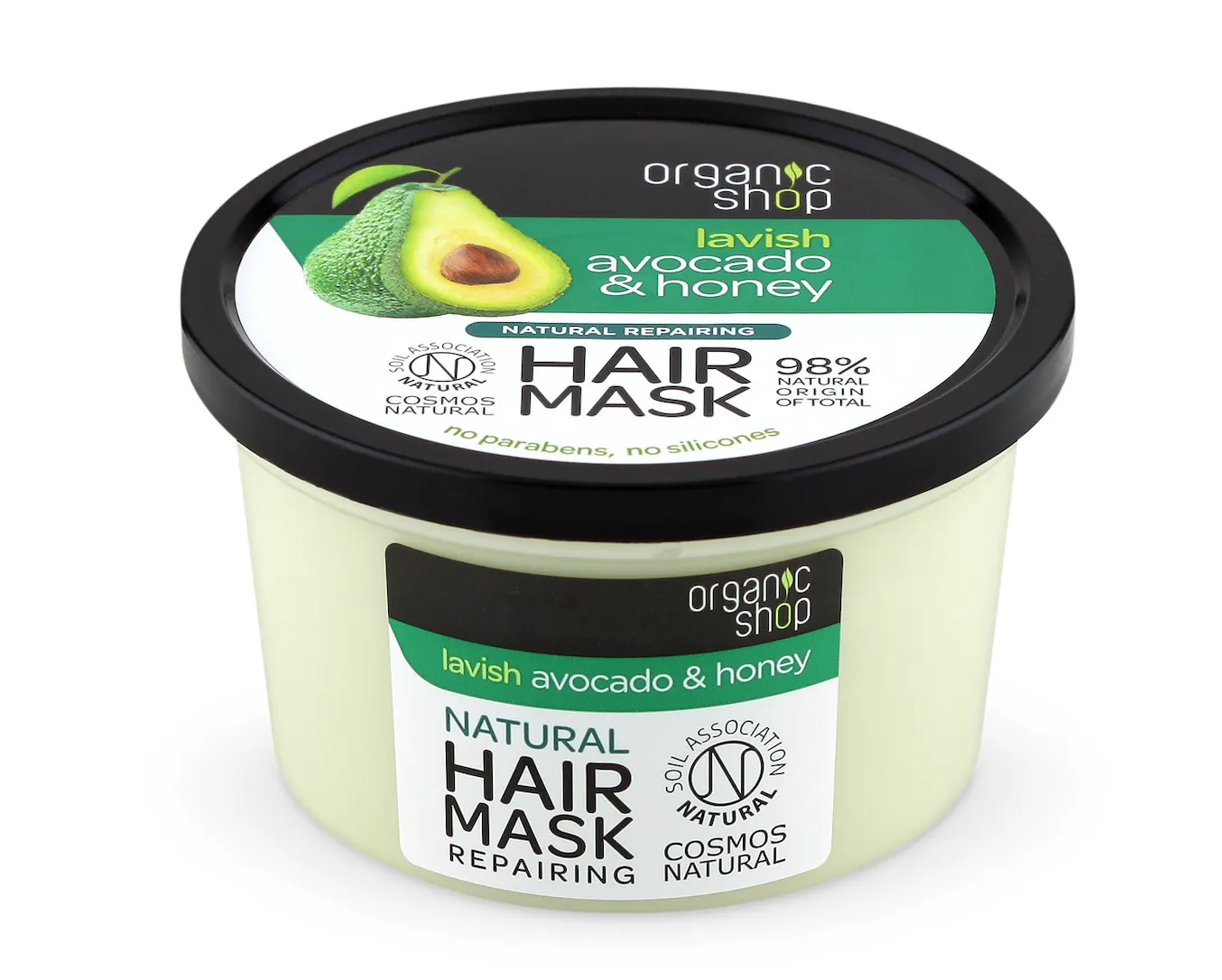 Organic Shop Lavish Avocado & Honey Natural Repairing Hair Mask 250 ml