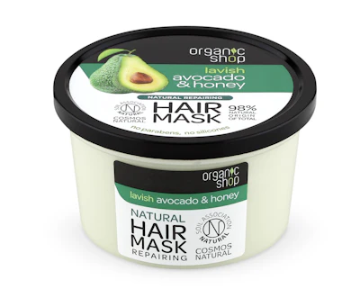 Organic Shop Lavish Avocado &amp; Honey Natural Repairing Hair Mask 250 ml
