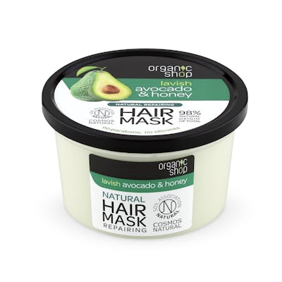 Organic Shop Lavish Avocado & Honey Natural Repairing Hair Mask 250 ml