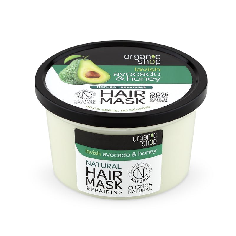Organic Shop Lavish Avocado &amp; Honey Natural Repairing Hair Mask 250 ml