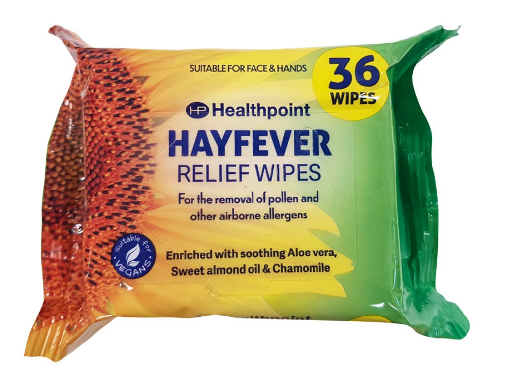 Healthpoint Hayfever Relief Wipes 36 st