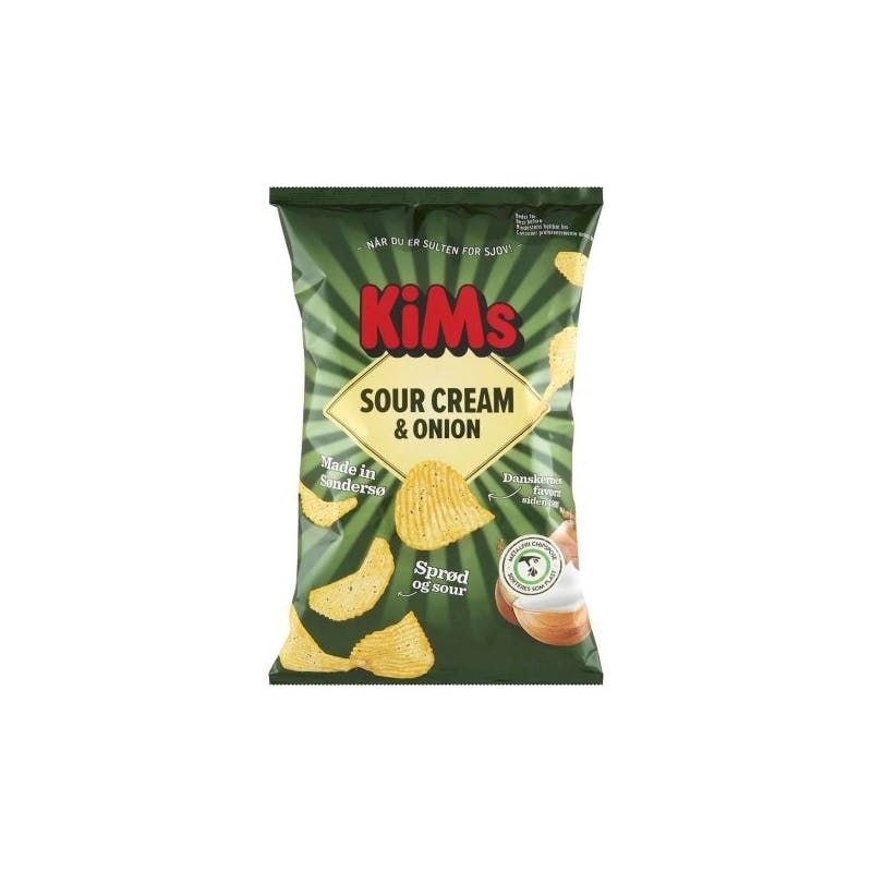 Kims Chips Sour Cream &amp; Onion 170 g