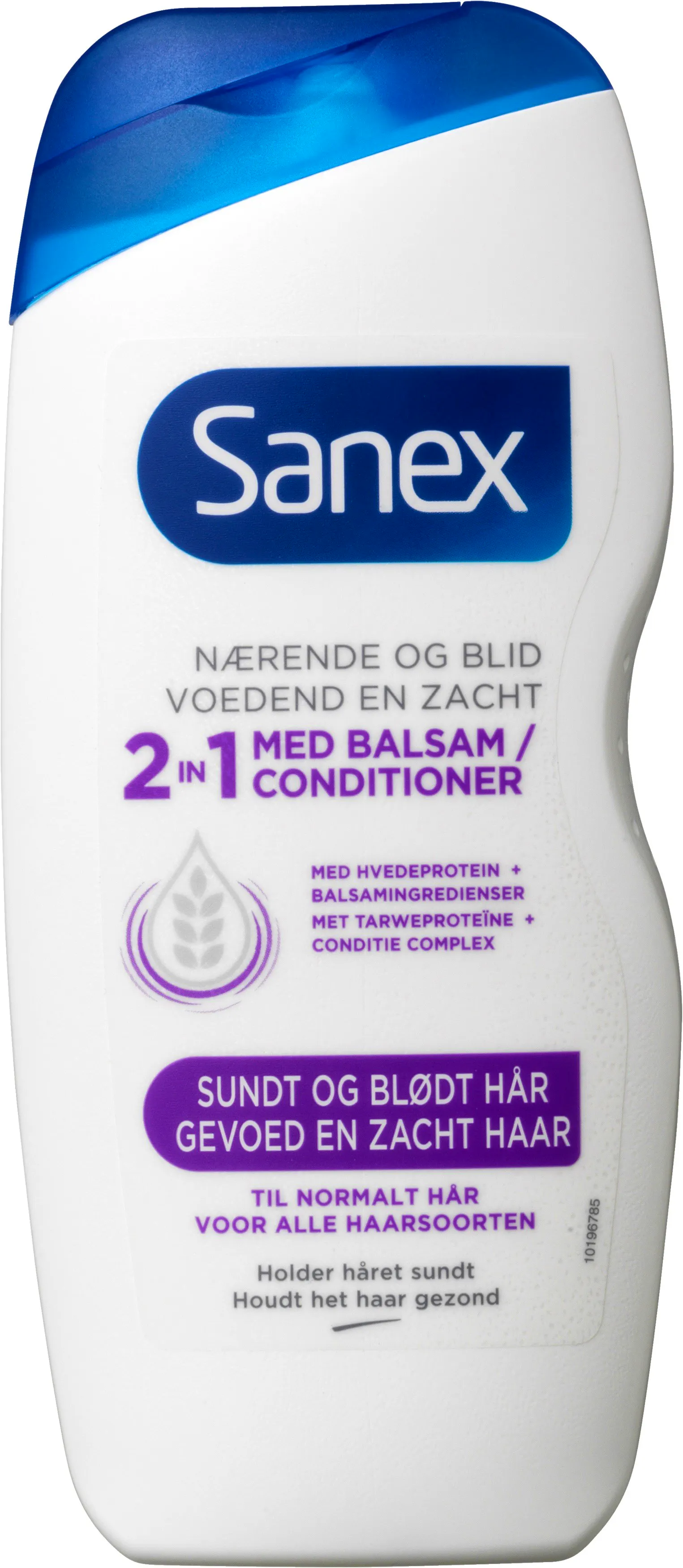 Sanex Shampoo Med Balsam 2-In-1 250 ml