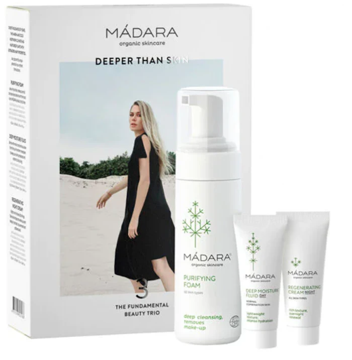 MÁDARA The Fundamental Beauty Trio 1 x 150 ml + 2 x 25 ml