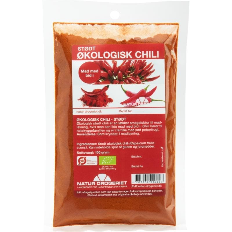 Natur Drogeriet Chili Pulver Øko 100 g