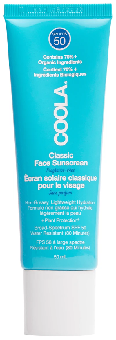 Coola Classic Face Sunscreen Fragrance Free SPF50 50 ml