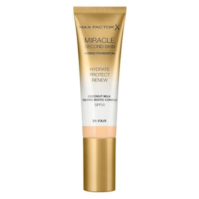 Max Factor Miracle Second Skin Foundation 001 Fair 30 ml