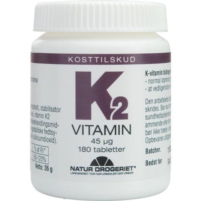 Natur Drogeriet K2-Vitamin 180 stk