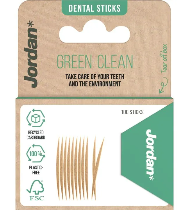 Jordan Green Clean Toothpicks 100 pcs