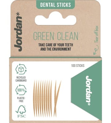 Jordan Green Clean Toothpicks 100 kpl