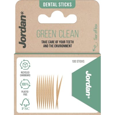 Jordan Green Clean Toothpicks 100 st