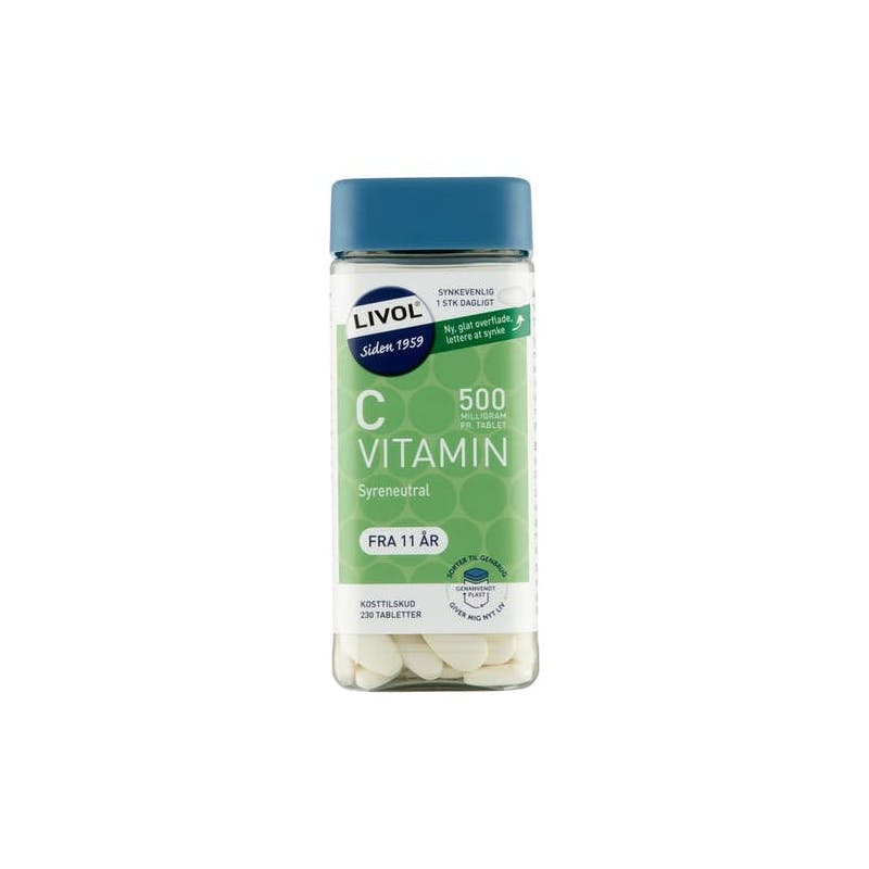 Livol C-Vitamin 500mg 230 stk