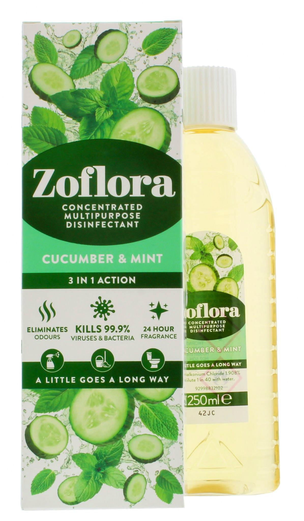 Zoflora Concentrated Disinfectant Cucumber 250 ml £2.99