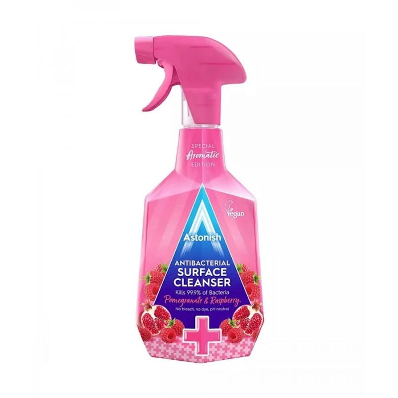 Astonish Antibacterial Surface Cleanser Pomegranate &amp; Raspberry 750 ml