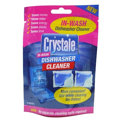 Crystale Inwash Dishwasher Cleaner 2 stk