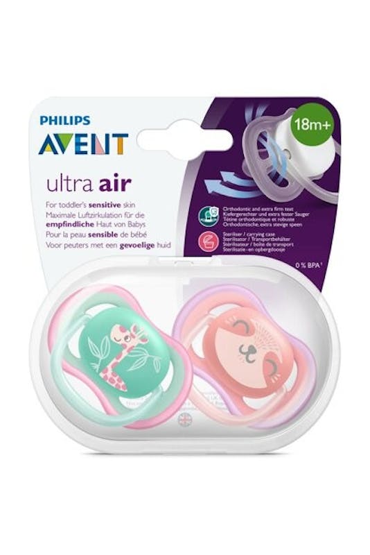 Philips Avent ultra air pink 18m+ 2 st