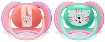 Philips Avent Ultra Air Girls Red &amp; Green 18M+ 2 st