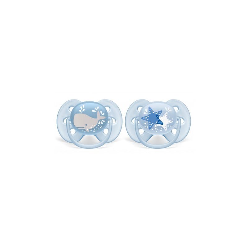 Philips Avent Soother Ultra Soft Boys 6-18M 2 kpl