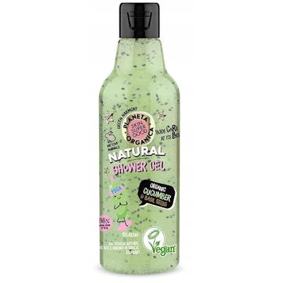 Planeta Organica Cucumber & Basil Shower Gel 250 ml