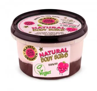 Planeta Organica Strawberry & Chia Body Scrub 250 ml