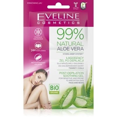 Eveline 99% Natural Aloe Vera Soothing Gel After Depilation 2 x 5 ml