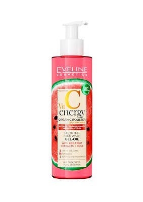 Eveline Vit C Energy Organic Booster Soothing Face Wash GelOil With
