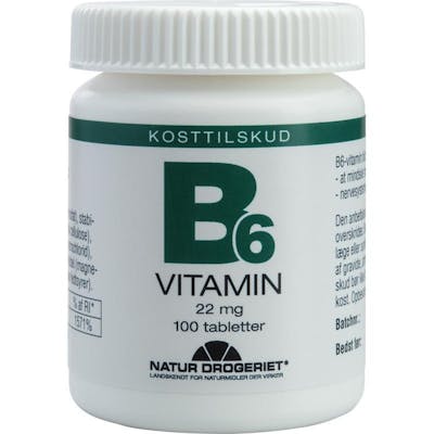 Natur Drogeriet B6 Vitamin 22 mg 100 stk