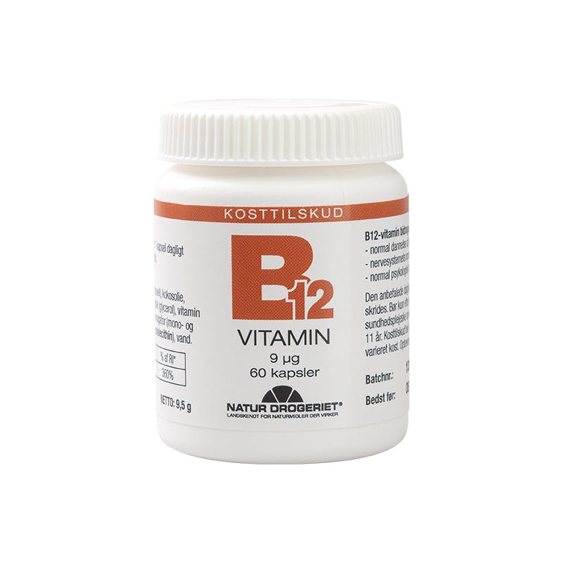 Natur Drogeriet B12 Vitamin 9 ug 60 st