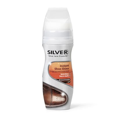 Silver Express Brown Instant Shoe Shine 75 ml