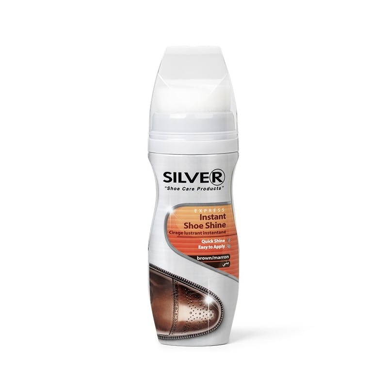 Silver Express Brown Instant Shoe Shine 75 ml