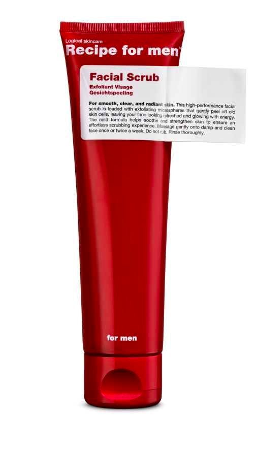 Recipe For Men Facial Scrub 100 ml