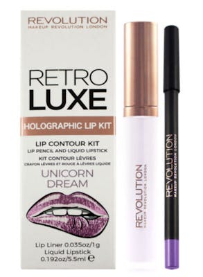 Revolution Makeup Retro Luxe Lip Kit Unicorn Dream 5,5 ml + 1 g