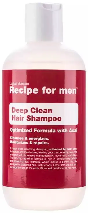 Recipe For Men Deep Clean Hair Shampoo 250 ml