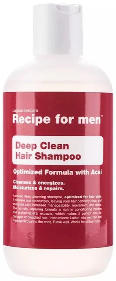 Recipe For Men Deep Clean Hair Shampoo 250 ml