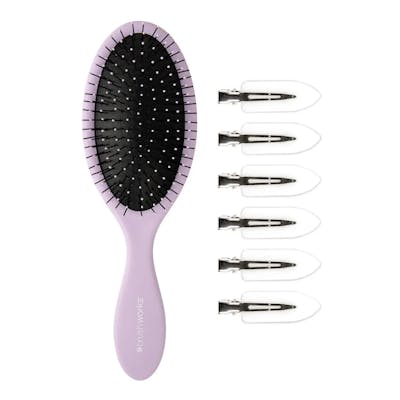 Brush Works Luxury Purple Hair Styling Set 7 st