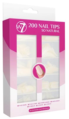 W7 200 Nail Tips So Natural 200 kpl