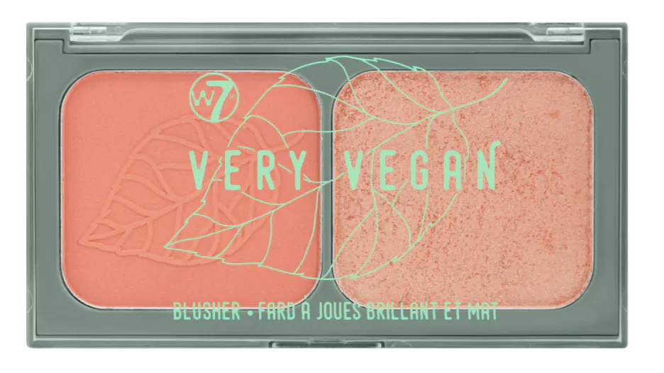 W7 Very Vegan Blusher Duo Freesia 16 g