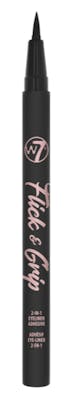 W7 Flick &amp; Grip 2-In-1 Adhesive Eyeliner Pen Black 1 stk