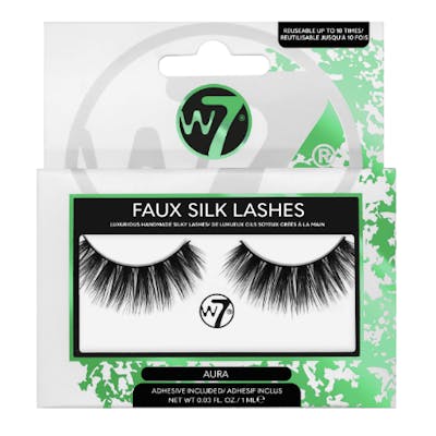 W7 Faux Silk Lashes Aura 1 pair