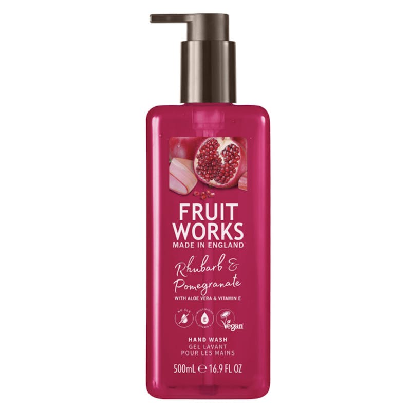 Fruit Works Pomegranate &amp; Rhubarb Hand Wash 500 ml