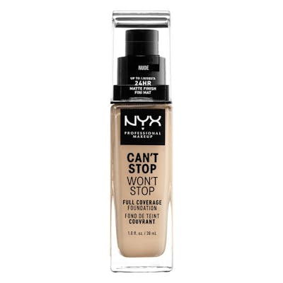 NYX Can&#039;t Stop Won&#039;t Stop Foundation Nude 30 ml