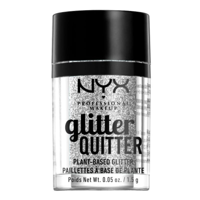 NYX Glitter Quitter Plant Based Glitter Silver 1,5 g