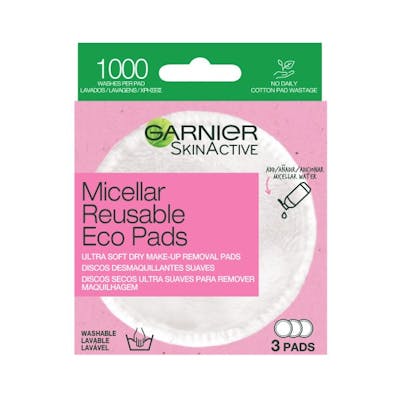 Garnier Skin Active Micellar Reusable Eco Pads 3 stk