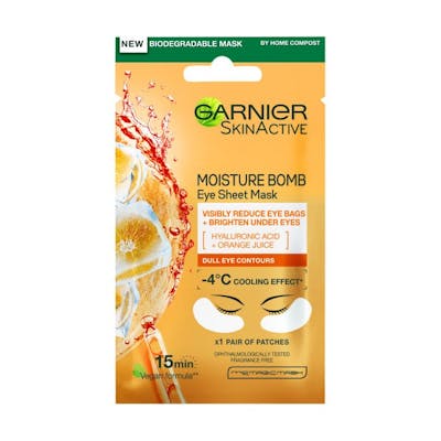 Garnier Moisture Bomb Orange Juice Eye Tissue Mask 1 st