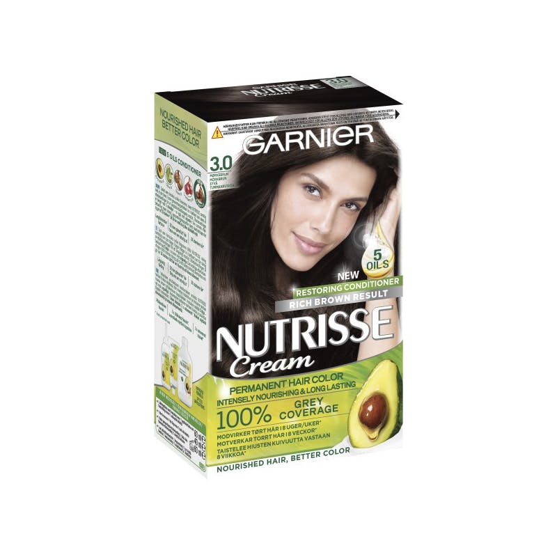 Garnier Nutrisse Cream 3 Dark Brown 1 pcs - £