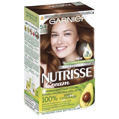 Garnier Nutrisse Cream 5.4 Light Copper 1 stk