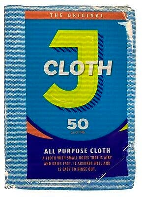 J Cloth All Purpose Cloths 50 pcs £6.99