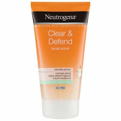Neutrogena Clear &amp; Defend Facial Scrub 150 ml