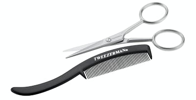 Tweezerman Moustache Scissor &amp; Comb 2 st